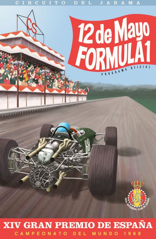 Formula 1 - 1968 Jarama Spain Poster