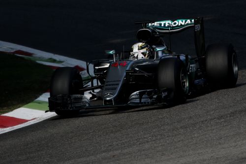 Lewis Hamilton Whit His F1 Car