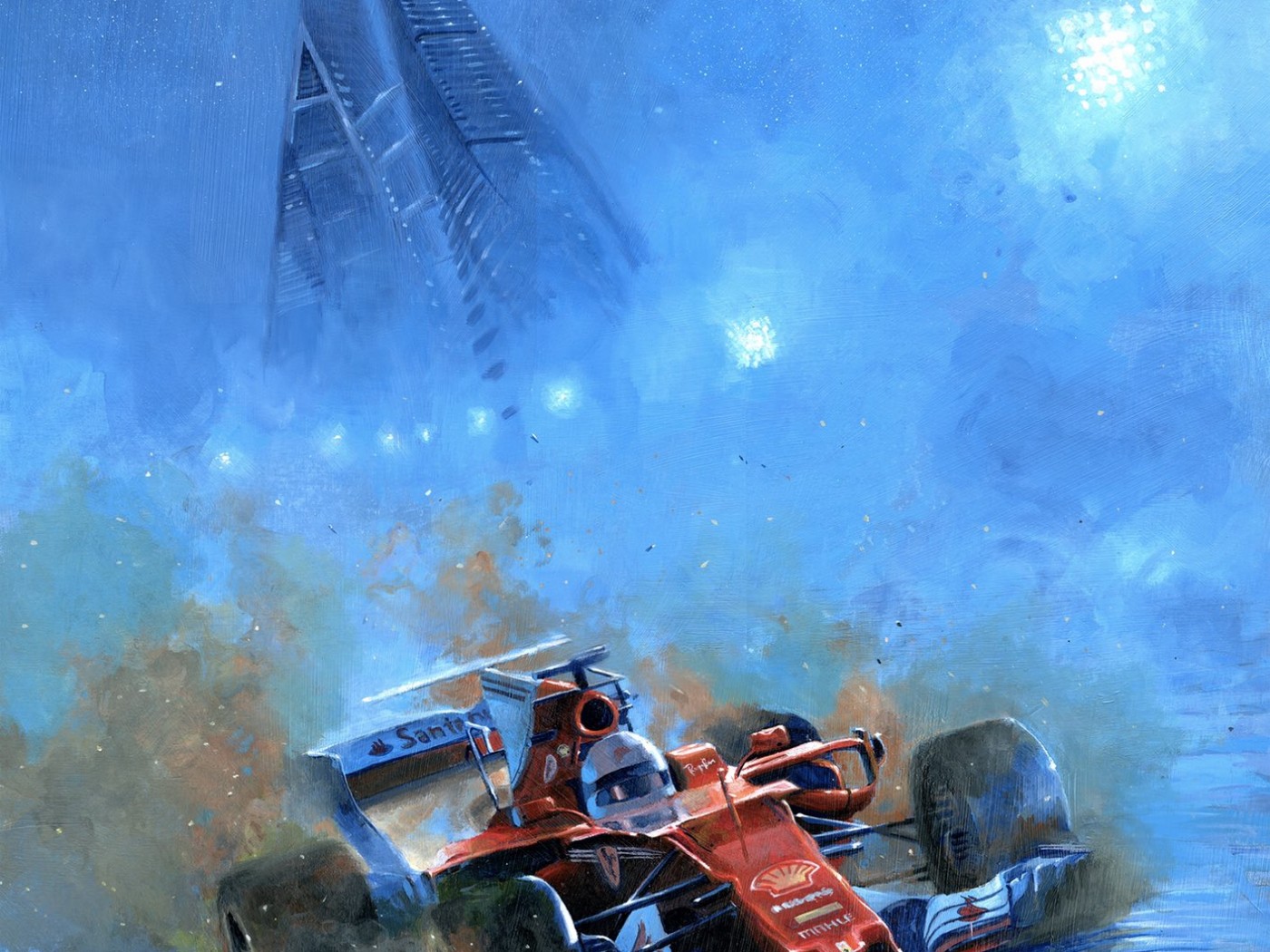 Scuderia Formula1 Poster - Bahrein