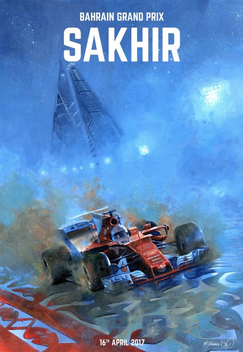 Scuderia Formula1 Poster - Bahrein