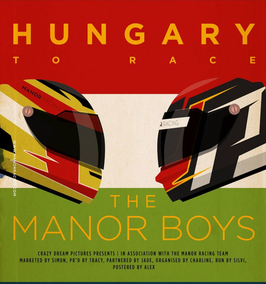Scuderia Formula1 Poster - Hungary