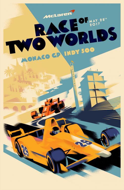 Scuderia Formula1 Poster - Monaco