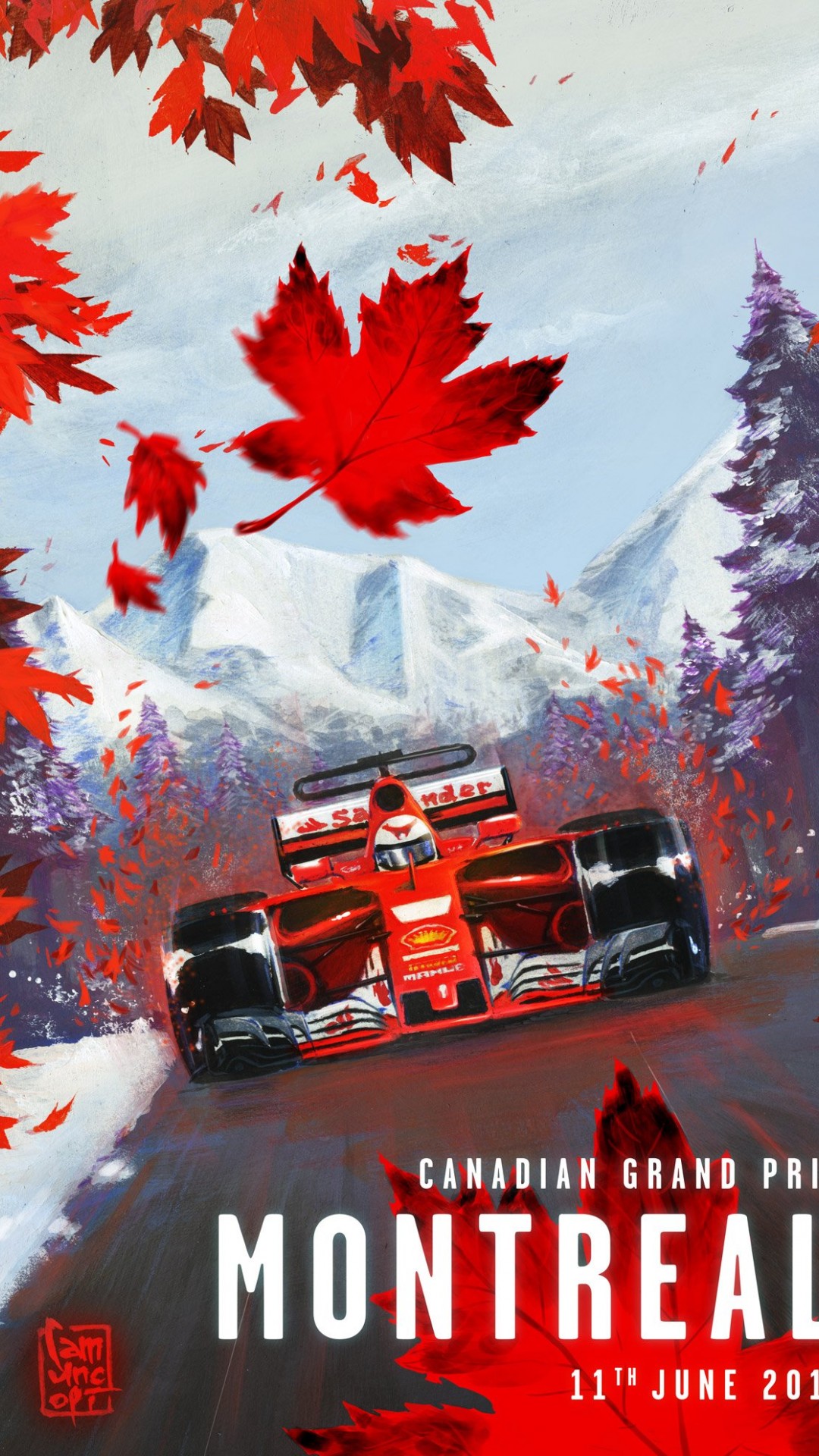 Scuderia Formula1 Poster - Montreal