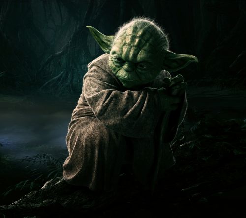 Yoda on dagobah